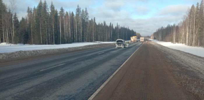 Северодвинка устроила ДТП на федеральной трассе